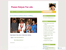 Tablet Screenshot of pawanfans.wordpress.com