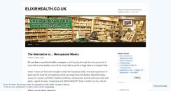 Desktop Screenshot of elixirhealth.wordpress.com