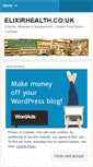 Mobile Screenshot of elixirhealth.wordpress.com