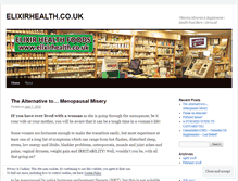 Tablet Screenshot of elixirhealth.wordpress.com