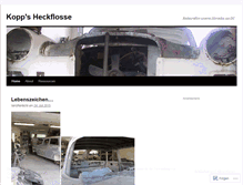 Tablet Screenshot of heckflosse.wordpress.com