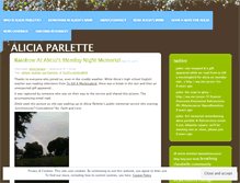 Tablet Screenshot of msparlette.wordpress.com