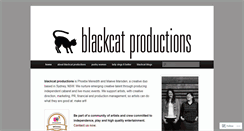 Desktop Screenshot of blackcatproductionsaustralia.wordpress.com