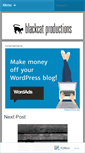 Mobile Screenshot of blackcatproductionsaustralia.wordpress.com