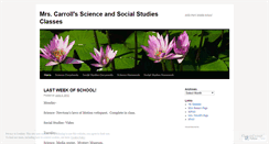 Desktop Screenshot of carrollmpms.wordpress.com