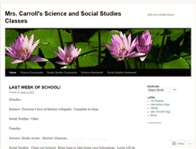 Tablet Screenshot of carrollmpms.wordpress.com