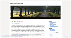 Desktop Screenshot of lowcostdivorce.wordpress.com