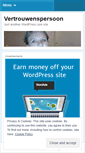 Mobile Screenshot of persooninvertrouwen.wordpress.com