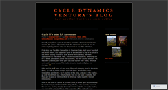 Desktop Screenshot of cycledynamicsventura.wordpress.com