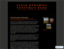 Tablet Screenshot of cycledynamicsventura.wordpress.com