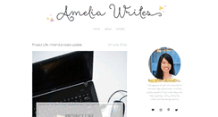 Desktop Screenshot of ameliawriteshere.wordpress.com