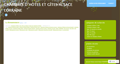 Desktop Screenshot of chambresdhoteslorraine.wordpress.com