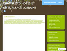 Tablet Screenshot of chambresdhoteslorraine.wordpress.com
