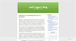 Desktop Screenshot of judicogen.wordpress.com