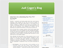 Tablet Screenshot of judicogen.wordpress.com