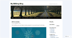 Desktop Screenshot of bbsing.wordpress.com