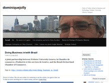 Tablet Screenshot of dominiquejolly.wordpress.com