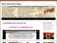 Tablet Screenshot of ganocafemundo.wordpress.com