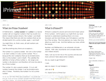 Tablet Screenshot of iprimed.wordpress.com