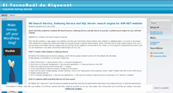 Desktop Screenshot of kiquenet.wordpress.com