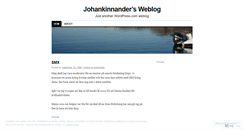 Desktop Screenshot of johankinnander.wordpress.com
