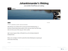 Tablet Screenshot of johankinnander.wordpress.com