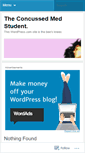 Mobile Screenshot of concussedisme.wordpress.com