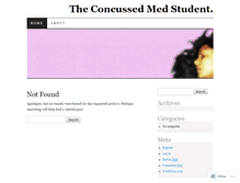 Tablet Screenshot of concussedisme.wordpress.com