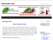 Tablet Screenshot of obatkankerhatiblog.wordpress.com
