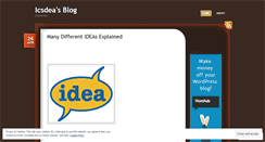 Desktop Screenshot of icsdea.wordpress.com