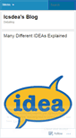 Mobile Screenshot of icsdea.wordpress.com