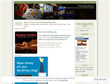 Tablet Screenshot of gamingsmart.wordpress.com