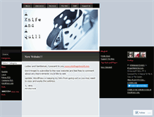 Tablet Screenshot of aknifeandaquill.wordpress.com