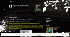 Desktop Screenshot of phyzul.wordpress.com