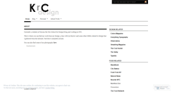 Desktop Screenshot of krcdesign.wordpress.com