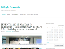Tablet Screenshot of milkysuindo.wordpress.com
