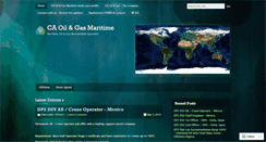 Desktop Screenshot of caoilgasmaritime.wordpress.com