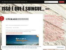 Tablet Screenshot of issoequeesuingue.wordpress.com