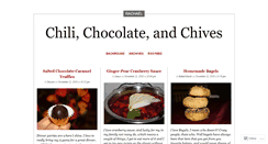 Desktop Screenshot of chilichocolateandchives.wordpress.com