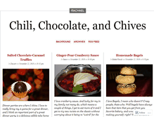 Tablet Screenshot of chilichocolateandchives.wordpress.com