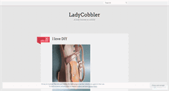 Desktop Screenshot of ladycobbler.wordpress.com