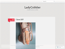 Tablet Screenshot of ladycobbler.wordpress.com