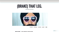 Desktop Screenshot of brakethrough.wordpress.com