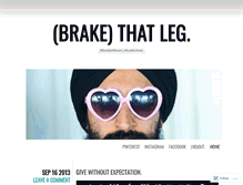 Tablet Screenshot of brakethrough.wordpress.com