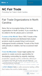 Mobile Screenshot of ncfairtrade.wordpress.com