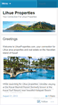Mobile Screenshot of lihueproperties.wordpress.com