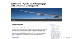 Desktop Screenshot of agenturquerdenken.wordpress.com