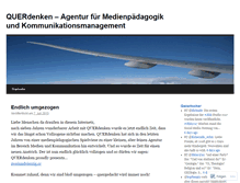 Tablet Screenshot of agenturquerdenken.wordpress.com