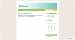 Desktop Screenshot of chellgrove.wordpress.com