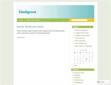 Tablet Screenshot of chellgrove.wordpress.com
